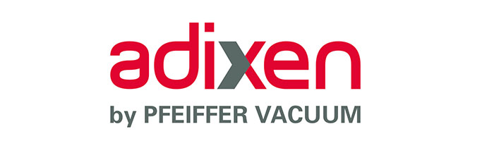 adixen Pfeiffer Vacuum logo.